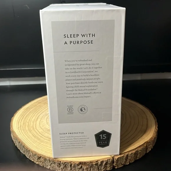 King size mattress protector NEW Prime Malouf rest easy breathable & waterproof - Picture 4 of 4